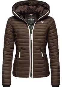 Navahoo Damen Steppjacke "Kimuk Prc", braun, casual, Gr. XL, Oberstoff: 100% Nylon, Futter: 100% Polyester, Wattierung: 100% Polyester, Ärmelfutter: