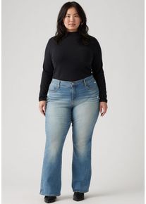 LEVI'S® PLUS LEVI'S PLUS Damen 5-Pocket-Jeans "315 PL SHAPING", blau, casual, Gr. 14, unifarben, Denim/Jeans, Obermaterial: 81% Baumwolle, 18% Polyester, 1%