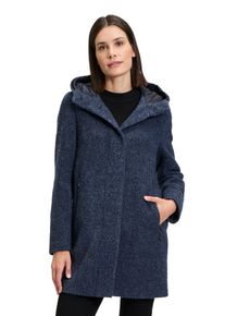 Gil Bret Damen Wolljacke "Gil Bret Wolljacke mit Kapuze", blau, sportlich, Gr. 42, Obermaterial: 32% Baumwolle, 27% Polyester, 18% Wolle, 18%