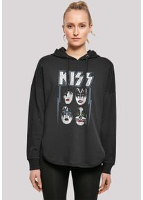 F4NT4STIC Damen Sweatshirt "Kiss Rock Music Band Made For Lovin' You", schwarz, casual, Gr. XS, Obermaterial: 100% Baumwolle, Sweatshirts, Premium