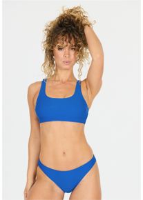CRUZ Damen Triangel-Bikini-Top "Shellie", blau, casual, Gr. 46, unifarben, 80% Polyamid, 20% Elasthan, Bikini-Oberteile, aus atmungsaktivem Material