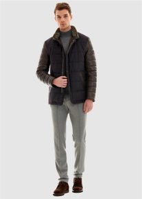 Pierre Cardin Herren Lederimitatjacke, braun, Gr. XXL, mehrfarbig, 80% Polyester, 17% Baumwolle, 3% Elasthan, Jacken, in modernem Design