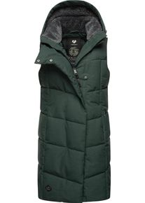Ragwear Damen Steppweste "Pavla Vest", grün, modisch, Gr. 4XL, Außenmaterial: 100% Polyester, Innenfutter: 100% Polyester, Wattierung: 100%