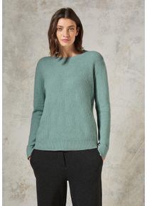 Cecil Damen Strickpullover, grün, casual, Gr. XL, unifarben, Web, 37% Baumwolle, 34% Polyacryl, 26% Polyester, 3% Elasthan, Pullover, aus Baumwolle