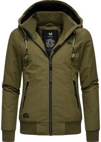 Ragwear Damen Winterjacke "Nuggie Melange", grün, modisch, Gr. XXL, Obermaterial: 100% Polyester, Innenfutter: 100% Polyester, Wattierung: 100%