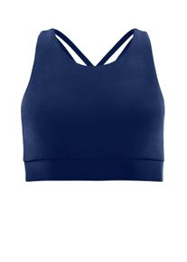 WINSHAPE Damen Sport-Bustier "Functional Comfort Sport-BH SB103C", blau, Gr. XXL, 85% Polyester, 15% Elasthan, BHs, mit Rücken-Applikation