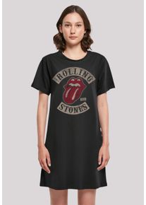 F4NT4STIC Damen Shirtkleid "The Rolling Stones Tour '78 Vector", schwarz, casual, Gr. XL, Obermaterial: 100% Baumwolle, Kleider, Premium Qualität