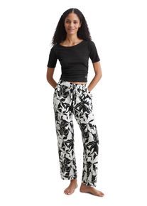 Marc O'Polo MARC O'POLO Damen Loungehose "Mix & Match Cotton Modal Jersey", Gr. XLschwarz, weiß cotton print, Jersey, Obermaterial: 50% Baumwolle, 50% Modal,