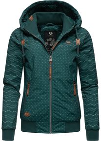 Ragwear Damen Winterjacke "Nuggie Zig Zag Intl.", grün, modisch, Gr. XS, Obermaterial: 100% Polyester, Innenfutter: 100% Polyester, Wattierung: 100%