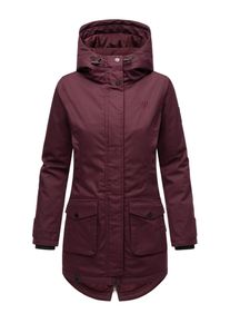 Navahoo Damen Parka "Brinjaa", rot, Basic, Gr. S, Obermaterial: 65% Polyester, 35% Baumwolle, Futter: 100% Polyester, Wattierung: 100% Polyester,