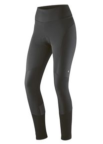 Gonso Damen Fahrradhose "Tartu 2", schwarz, Gr. 40, 100% Polyester, Hosen, lange Damen Softshell Radhose, Radlerhose mit Sitzpolster