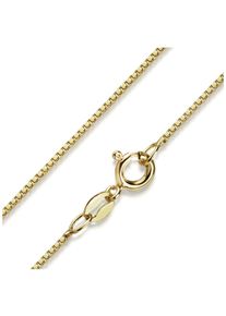 Firetti Damen Goldkette "Schmuck Geschenk Gold 333 Venezianer diamantiert, verschiedene Breiten", 38, Gelbgold 333, B: 0,9mm, gold, Gelbgold 333,