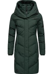 Ragwear Damen Steppmantel "Natalka Melange", grün, modisch, Gr. M, Außenmaterial: 100% Polyester, Innenfutter: 100% Polyester, Wattierung: 100%