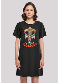 F4NT4STIC Damen Shirtkleid "Guns 'n' Roses Appetite For Destruction", schwarz, casual, Gr. XXL, Obermaterial: 100% Baumwolle, Kleider, Premium