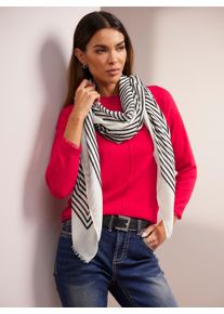 Heine Damen 3/4 Arm-Pullover "Pullover", rot, Gr. 40, unifarben, 100% Baumwolle, Pullover
