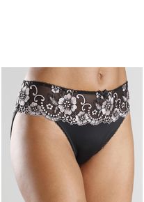 Lascana Damen Bikinislip "Wanda", Gr. 52, rosa, Microtouch, Spitze, Obermaterial: 80% Polyamid, 12% Polyester, 8% Elasthan, Unterhosen, mit Stickerei