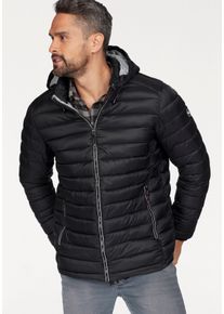 Polarino Herren Steppjacke, schwarz, sportlich, Gr. 48, Obermaterial: 100% Polyamid. Futter: 100% Polyamid. Wattierung: 100% Polyester, Jacken,