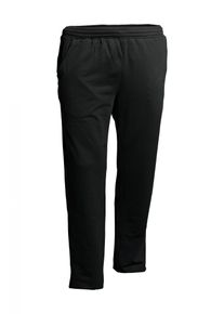 Herren Sweathose, schwarz, casual, Gr. XXL, Ahorn Sportswear, unifarben, 100% Baumwolle, Hosen, mit hohem Tragekomfort