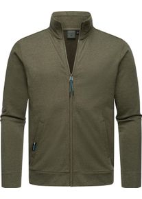 Ragwear Herren Kapuzensweatjacke "Miet", grün, Basic, Gr. XXXL, Sweatware, Obermaterial: 55% Baumwolle, 45% Polyester, Sweatjacken, coole Herren