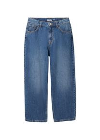 Tom Tailor Jungen 5-Pocket-Jeans, blau, modisch, Gr. 170, unifarben, Denim/Jeans, Obermaterial: 100% Baumwolle, Jeans, Baggy Jeans- mit ausgestelltem
