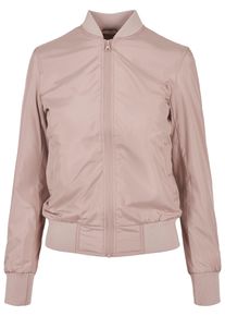 Urban Classics Damen Allwetterjacke "Urban Classics Damen Ladies Light Bomber Jacket", rosa, casual, Gr. S, unifarben, 100% Polyester, Jacken