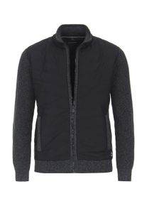 Casamoda Herren Strickjacke "Casamoda Strickjacke uni", blau, Gr. XXL, 97% Baumwolle, 3% Polyamid, Strickjacken