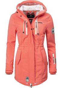 Marikoo Damen Funktionsmantel "Zimtzicke", rot, casual, Gr. XS, Oberstoff: 98% Polyester, 2% Elasthan, Futter: 100% Polyester, Ärmelfutter: 100%