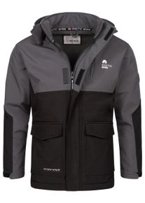 Arctic Seven Herren Softshelljacke "ASRenaldoo", grau, Gr. XXXL, Obermaterial: 96% Polyester, 4% Elasthan; Innenmaterial: 100% Polyester, Jacken,