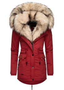 Navahoo Damen Wintermantel "Sweety", rot, casual, Gr. S, Obermaterial: 60% Polyester, 40% Baumwolle, Futter: 100% Polyester, Wattierung: 100%