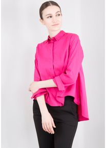 Imperial Damen Hemdbluse, pink, casual, Gr. XS, Obermaterial: 79% Baumwolle, 18% Polyamid, 3% Elasthan, Blusen