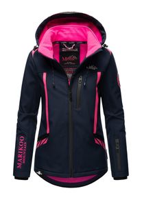 Marikoo Damen Softshelljacke "Mount-Cho-Oyu", blau, Gr. XS, Obermaterial: 95% Polyester, 5% Elasthan, Futter: 100% Polyester, Ärmelfutter: 100%