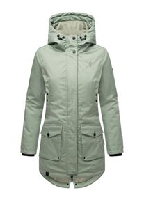 Navahoo Damen Parka "Brinjaa", grün, Basic, Gr. M, Obermaterial: 65% Polyester, 35% Baumwolle, Futter: 100% Polyester, Wattierung: 100% Polyester,
