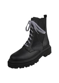 Damen Stiefel "Frizzi", Lei by tessamino, Gr. 36, schwarz, Leder, casual, Schuhe, mit weichem Wechselfußbett