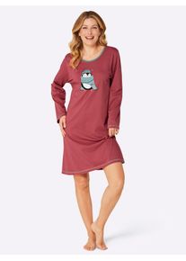 Comtessa Damen Sleepshirt "Sleepshirt", Gr. 48, pink, 100% Baumwolle, unifarben, bedruckt, gemustert, Kleider