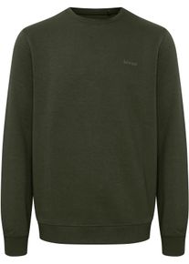 Blend Herren Sweatshirt "BHDOWNTON CREW", grün, Basic, Gr. L, unifarben, Sweatware, Obermaterial: 50% Baumwolle, 50% Polyester, Sweatshirts