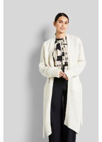 Bugatti Damen Strickjacke, beige, casual, Gr. XL, unifarben, Strick, 47% Polyacryl, 28% Polyester, 14% Alpaka, 11% Wolle, Strickjacken, mit