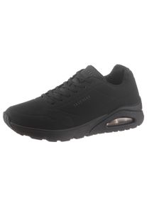 Skechers Herren Sneaker "Uno - Stand on Air", Gr. 39, schwarz, Synthetik, sportlich, Schuhe, Freizeitschuh, Halbschuh, Schnürschuh mit extra Dämpfung