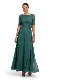 Vera Mont Damen Abendkleid "Vera Mont Abendkleid mit Spitze", grün, Gr. 48, Chiffon, Spitze, Obermaterial: 100% Polyester. Futter: 100% Polyester.,