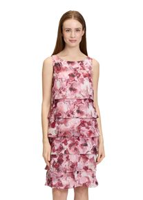 Vera Mont Damen Cocktailkleid "Vera Mont Cocktailkleid mit Volant", rot, elegant, Gr. 40, Chiffon, Obermaterial: 100% Polyester. Futter: 100%