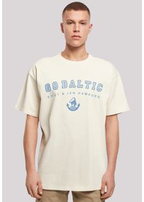 F4NT4STIC Herren T-Shirt "Go Baltic Ostsee Knut & Jan Hamburg", beige, casual, Gr. 5XL, Obermaterial: 100% Baumwolle, Shirts, Print