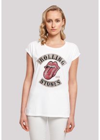 F4NT4STIC Damen T-Shirt "The Rolling Stones Tour '78", weiß, casual, Gr. M, Obermaterial: 100% Baumwolle, Shirts, Premium Qualität