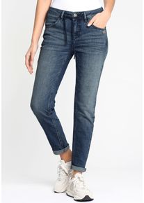 Gang Damen Jogg Pants "94JOLINE JOGG", blau, casual, Gr. 27, unifarben, leichte Abriebeffekte, Denim/Jeans, Obermaterial: 83% Baumwolle, 15%