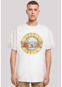 F4NT4STIC Herren T-Shirt "Guns 'n' Roses Vintage Logo Black", weiß, casual, Gr. L, Obermaterial: 100% Baumwolle, Shirts, Premium Qualität