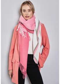 Street One Damen Halstuchcoral pink, casual, gemustert, Stoff, 70% Polyester, 30% Viskose, Modetücher, aus softem Materialmix