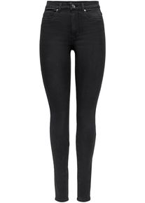 Only Damen Skinny-fit-Jeans "ONLROYAL LIFE HW SK BB PIM1099", schwarz, modisch, Gr. XS, Denim/Jeans, Obermaterial: 69% Baumwolle, 29% Polyester, 2%