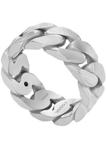 Fossil Damen Fingerring "HARLOW JF04699710, JF04700040", 15,5, Edelstahl, 25,6mm, silber, Edelstahl, Fingerringe