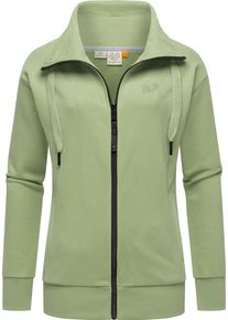 Ragwear Damen Sweatjacke "Shocky", grau, casual, Gr. 4XL, Obermaterial: 70% Baumwolle, 30% Polyester; Innenfutter: 70% Baumwolle, 30% Polyester,