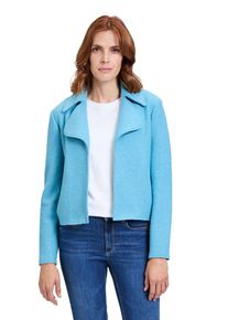 BETTY & CO BETTY & CO Damen Jackenblazer "Betty & Co Casual-Jacke mit Kragen", blau, modisch, Gr. 42, Obermaterial: 60% Viskose, 40% Wolle., Blazer, Material