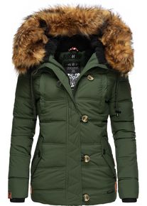 Navahoo Damen Winterjacke "Zoja", grün, casual, Gr. S, Oberstoff: 100% Polyester, Futter: 100% Polyester, Wattierung: 100% Polyester, Ärmelfutter: