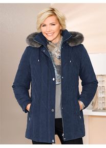 CLASSIC Damen Winterjacke, blau, Gr. 40, unifarben, 85% Polyester, 15% Polyamid, Jacken
